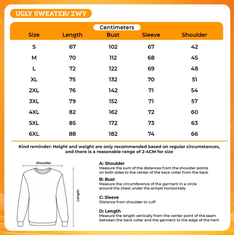 3D UGLY SWEATER - Slam Dunk Shop