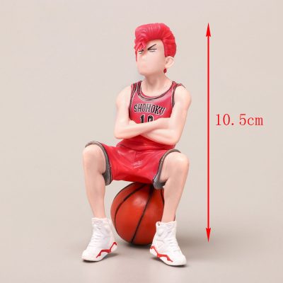 10 5cm Anime Slam Basketball Dunk Player Sakuragi Rukawa Maple Red haired PVC Figure Collection Model 1 - Slam Dunk Shop