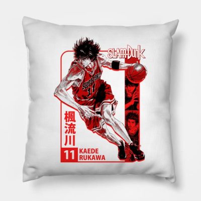 Rukawa Slam Dunk Throw Pillow Official onepiece Merch