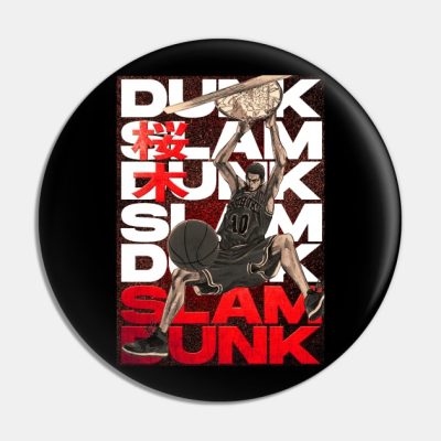 Hanamichi Sakuragi Slam Dunk Pin Official onepiece Merch