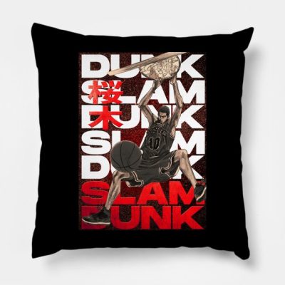 Hanamichi Sakuragi Slam Dunk Throw Pillow Official onepiece Merch