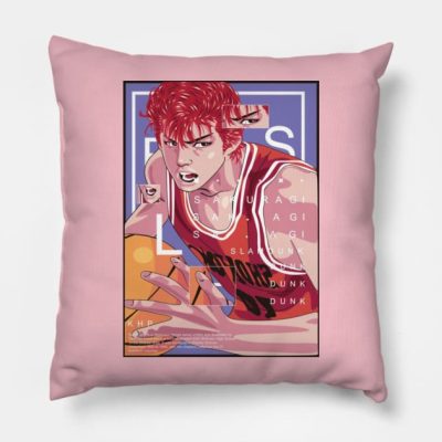 Hanamichi Sakuragi Throw Pillow Official onepiece Merch