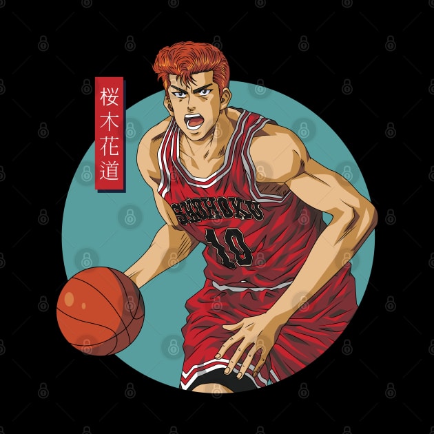 Slam Dunk Hanamichi Sakuragi Tapestry - Slam Dunk Shop