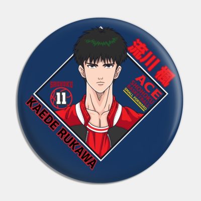 Shohoku Ace Rukawa Pin Official onepiece Merch