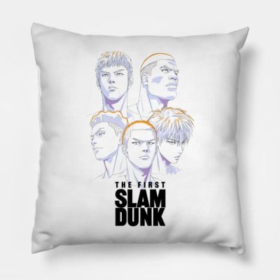 Slam Dunk The First Sakuragi Rukawa Shohoku Fanmad Throw Pillow Official onepiece Merch