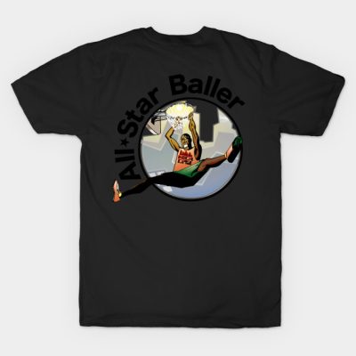 Front And Back All Star Baller T-Shirt Official onepiece Merch