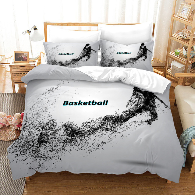 Basketball Slam Dunk 3PCS Bedding Sets High Quality Child Duvet Cover Comforter Soft Twin Single Full.jpg 640x640 1 - Slam Dunk Shop