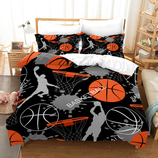 Basketball Slam Dunk 3PCS Bedding Sets High Quality Child Duvet Cover Comforter Soft Twin Single Full.jpg 640x640 3 - Slam Dunk Shop