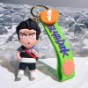 Kawaii Japan Anime Slam Dunk Sakuragi Hanamichi Keychains PVC Cartoon Figure Model Pendant Keyrings Figure Key 5 - Slam Dunk Shop