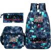 SLAM DUNK Schoolbag for Student 3pcs set Travel Backpacks Casual Laptop Backpack Mochilas Para Estudiantes PenBag 4 - Slam Dunk Shop