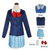 Slam Dunk Haruko Akagi Cosplay JK Uniform Anime Clothing hauti girls halloween costumes for women party 5 - Slam Dunk Shop