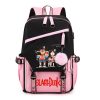 Student Female Fashion Backpack Slam Dunk Anime Teens School Bag Women Laptop Bookbag Basketball Rukawa Kaede 5 - Slam Dunk Shop