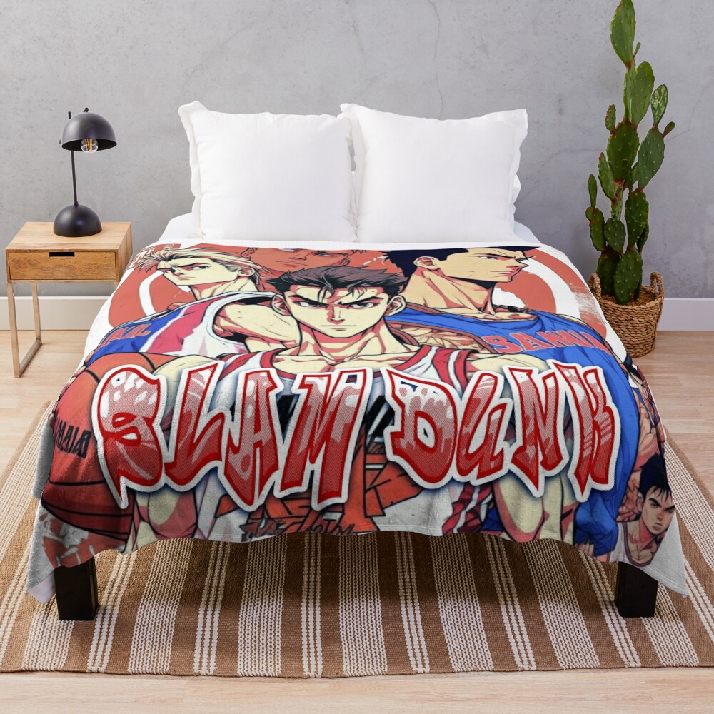 Slam Dunk Anime Throw Blanket Slam Dunk Shop