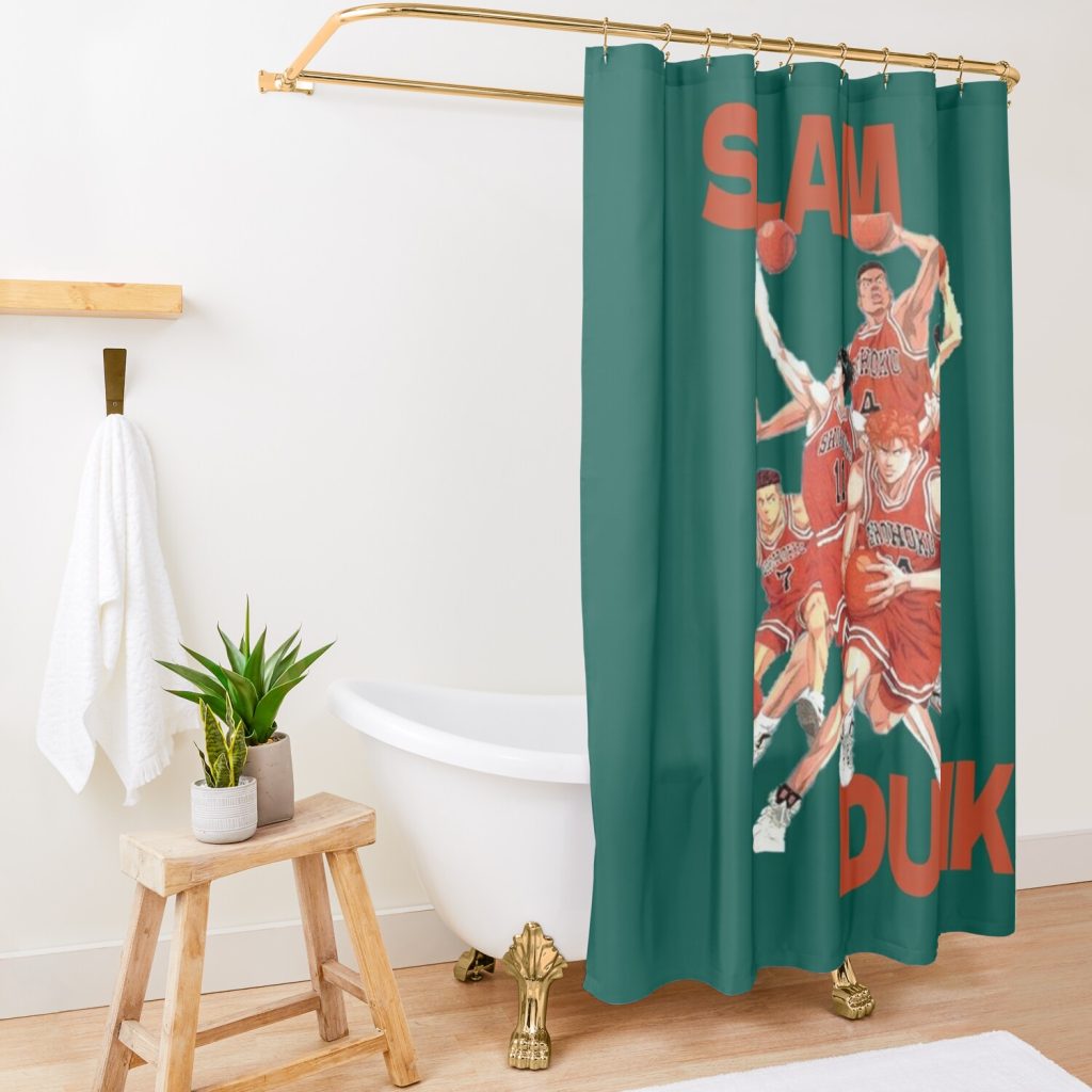 Slam Dunk Grew Shower Curtain Slam Dunk Shop