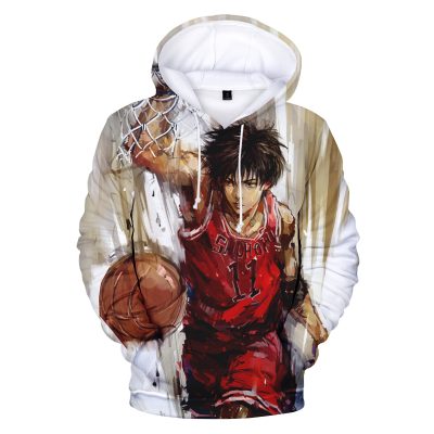 2023 Anime Slam Dunk 3D Printed Hoodie Fashion Men Boys Casual Sweatshirts SHOHOKU 10 O Neck - Slam Dunk Shop