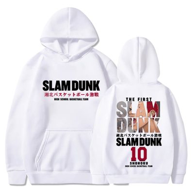 Anime Slam Dunk Hoodie Sweatshirts for Men Sakuragi Hanamichi Kaede Rukawa Hoody Oversized Pullovers Casual Manga - Slam Dunk Shop