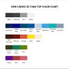 tank top color chart - Slam Dunk Shop