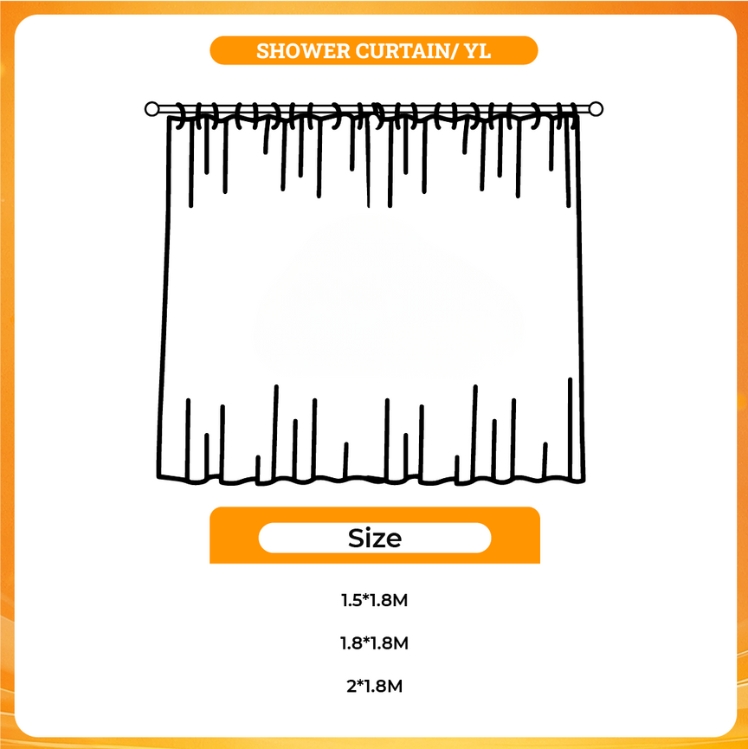 3D shower curtain - Slam Dunk Shop